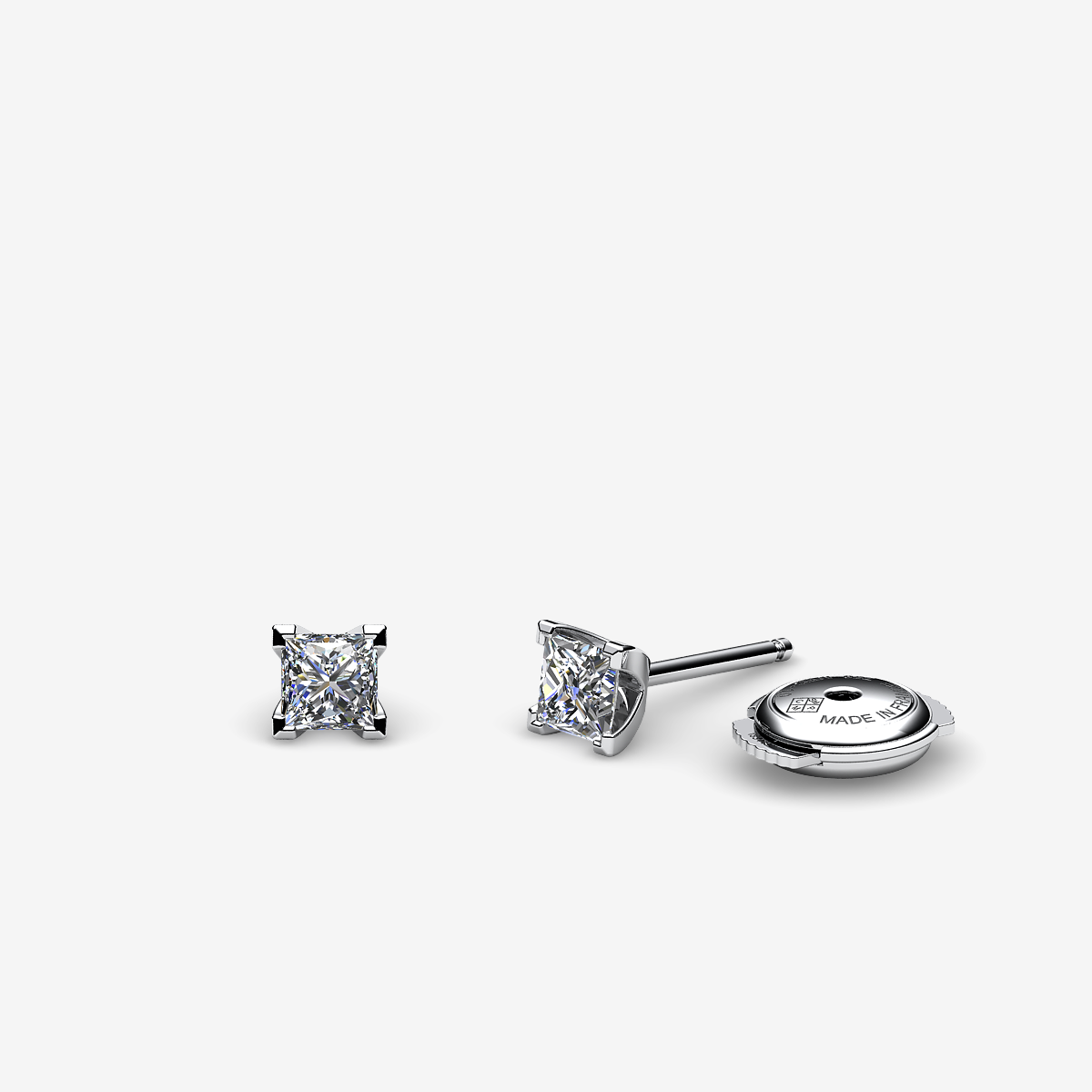 Platinum 950‰ Diamonds earrings