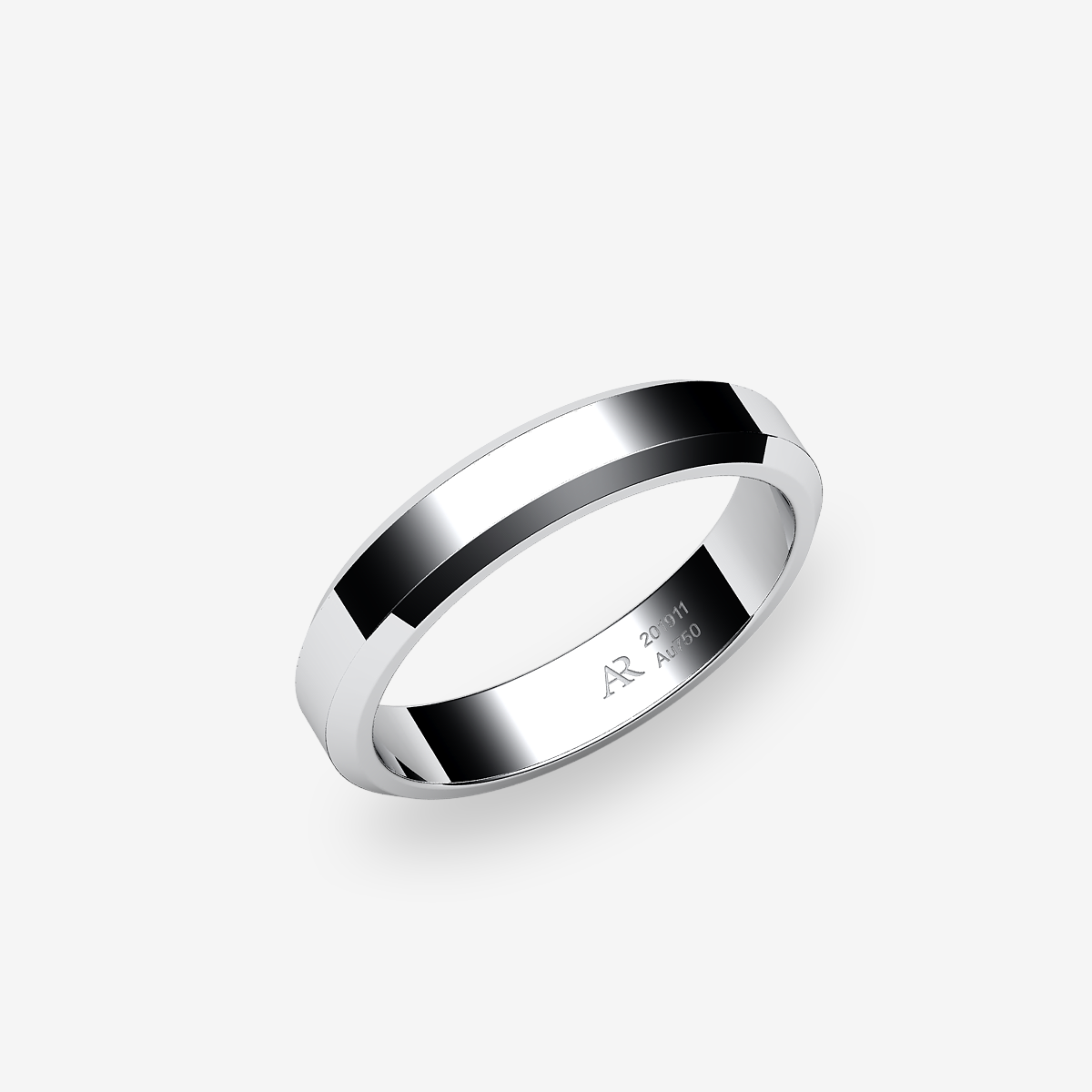 Platinum 950‰  flat style ring