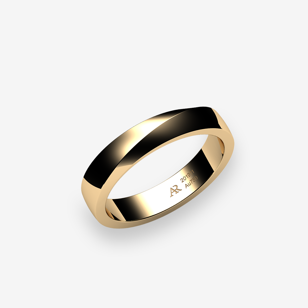 18k Yellow Gold  wedding ring