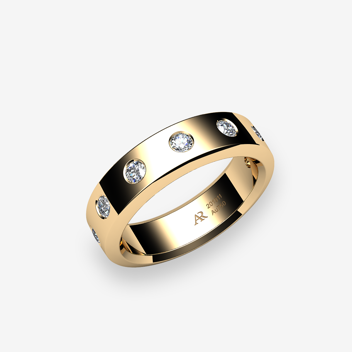 Alliance Diamants Or jaune 18 carats
