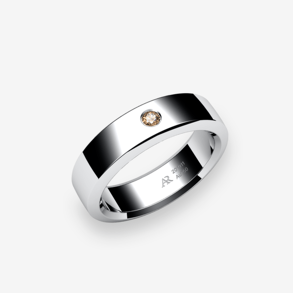 Belgravia Platinum 950‰ Brown Diamond ring