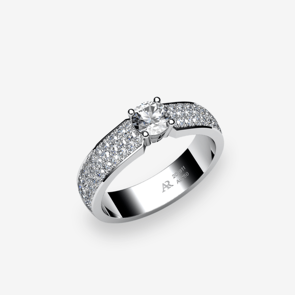 Galatea Platinum 950‰ Diamond engagement ring