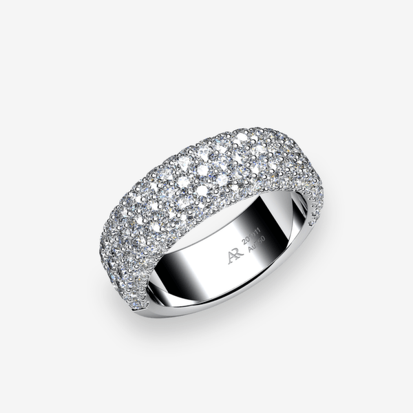 Belgravia Platinum 950‰ Diamonds pave ring