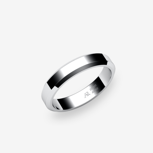 Tango Platinum 950‰  flat style ring