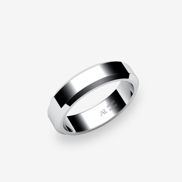Tango Platinum 950‰  flat style wedding ring
