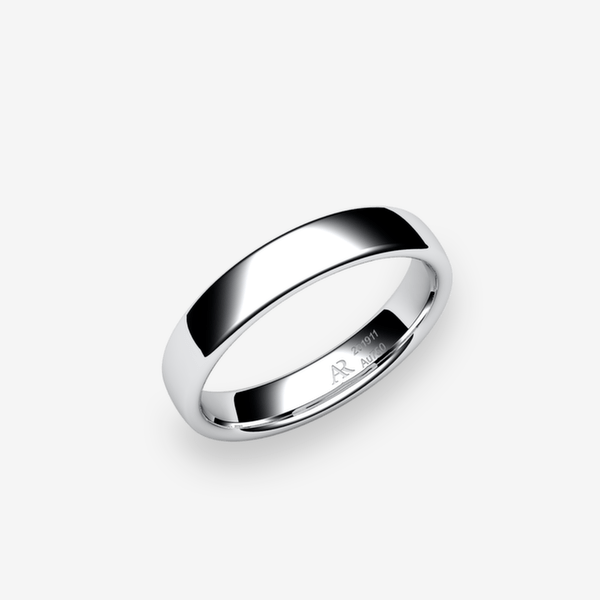 Samba Platinum 950‰ rounded style ring