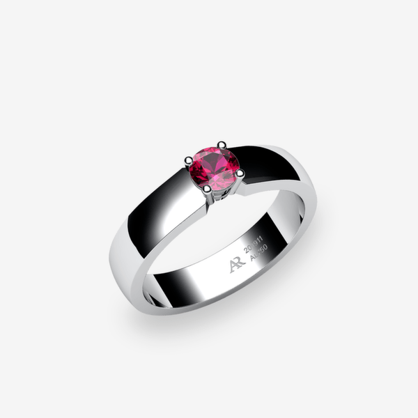Galatea Platinum 950‰ Ruby ring