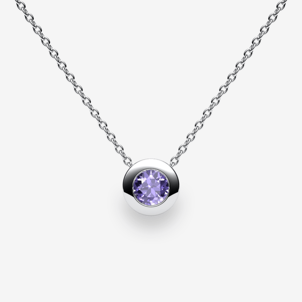 Pendant Platinum 950‰ Tanzanite bezel set pendant
