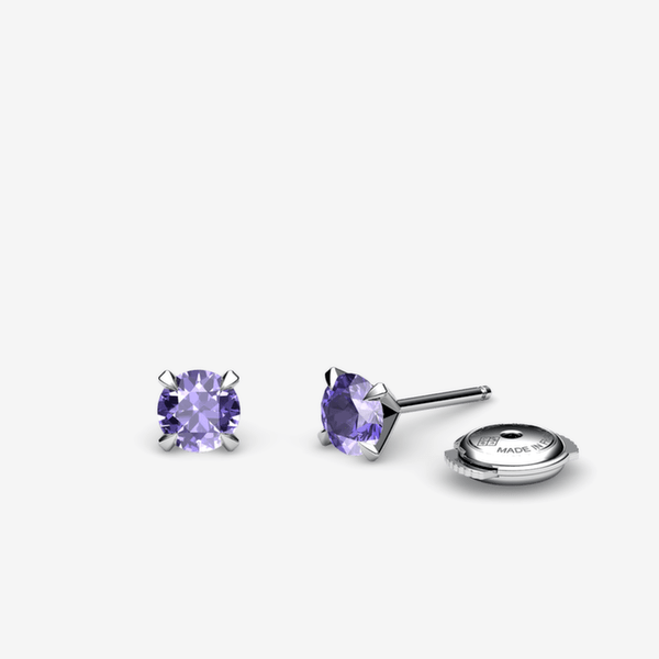 Betelgeuse Platinum 950‰ Tanzanites earrings