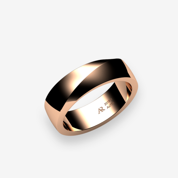 Fusion 18k Rose Gold  wedding ring