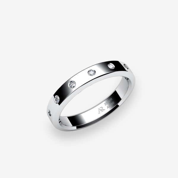 Belgravia 18k Palladium White Gold Diamonds ring
