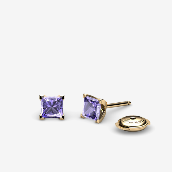 Rigel 18k Yellow Gold Tanzanites earrings
