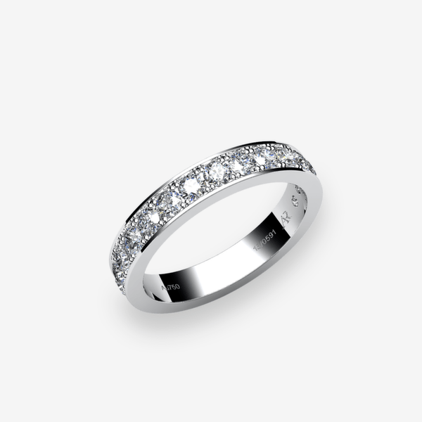 Venise Alliance pavage Diamants Platine 950‰