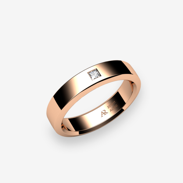 Belgravia Bague Diamant Or rose 18 carats