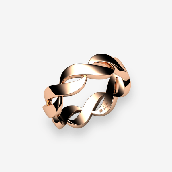 Néréides Bague Or rose 18 carats