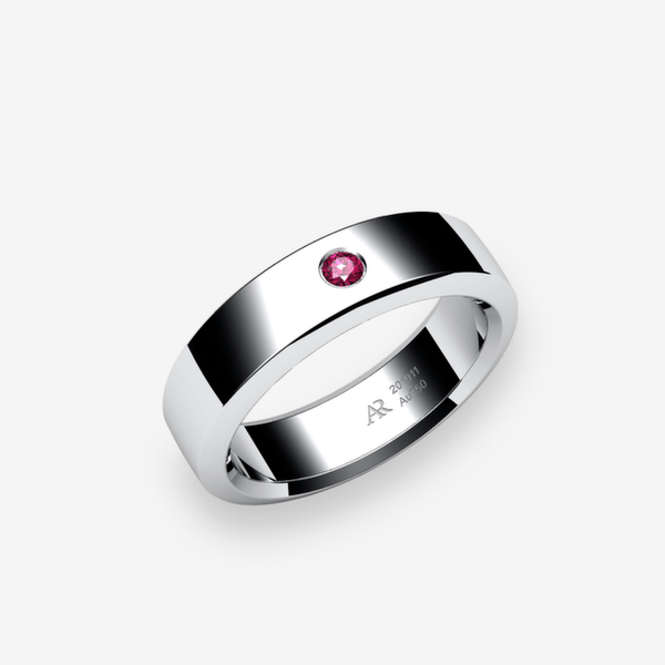 Belgravia Bague Rubis Platine 950‰