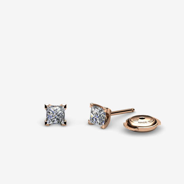 Rigel Boucles d'oreilles Diamants Or rose 18 carats