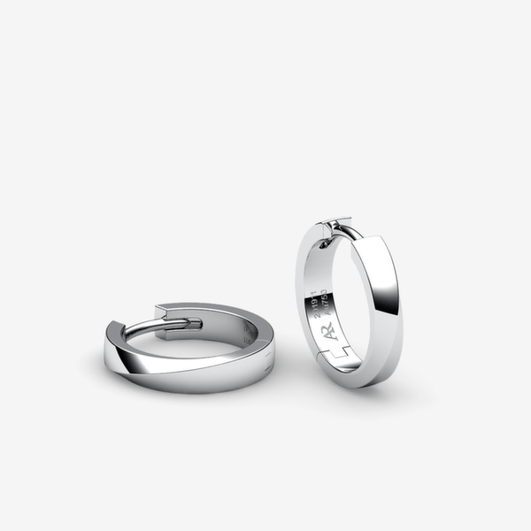 Fusion Boucles d'oreilles  Or blanc palladié 18 carats