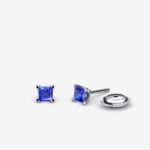 Rigel Boucles d'oreilles Saphirs bleus Platine 950‰