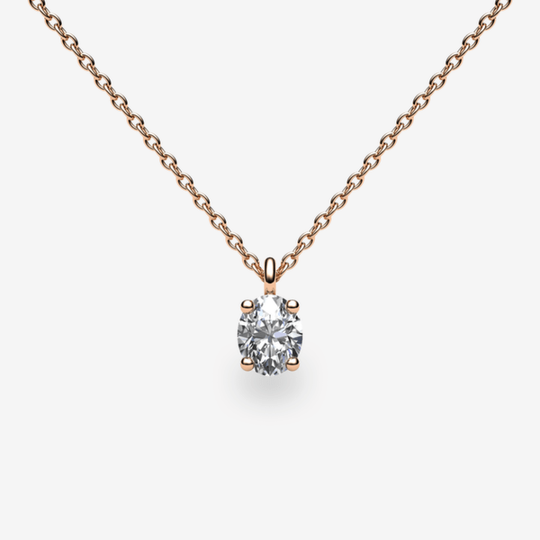Bellatrix Pendentif serti griffes Diamant Or rose 18 carats